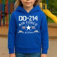 Dd214 U.S A.I.R Force Alumni Usaf Kids Hoodie thumb 3