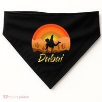 Dubai United Arab Emirates The Palm USA-Made Doggie Bandana thumb 0