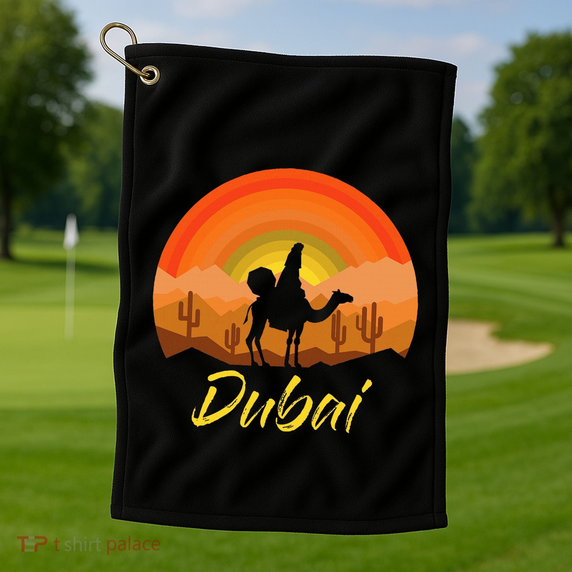 Dubai United Arab Emirates The Palm Golf Towel