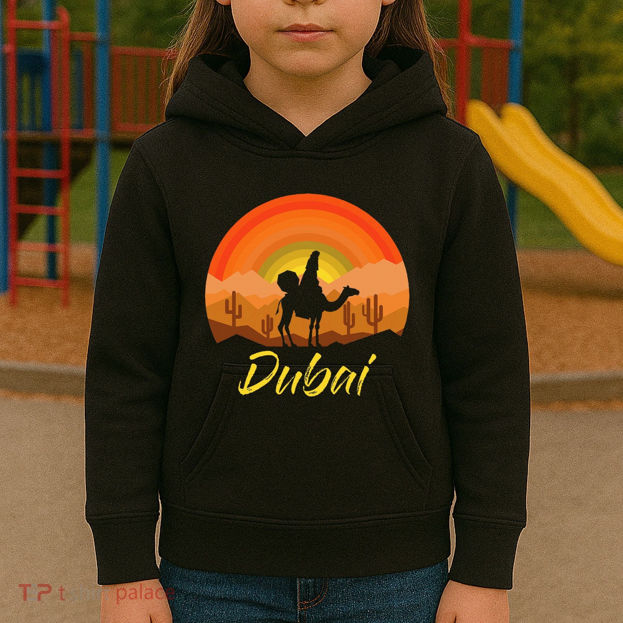 Dubai United Arab Emirates The Palm Kids Hoodie