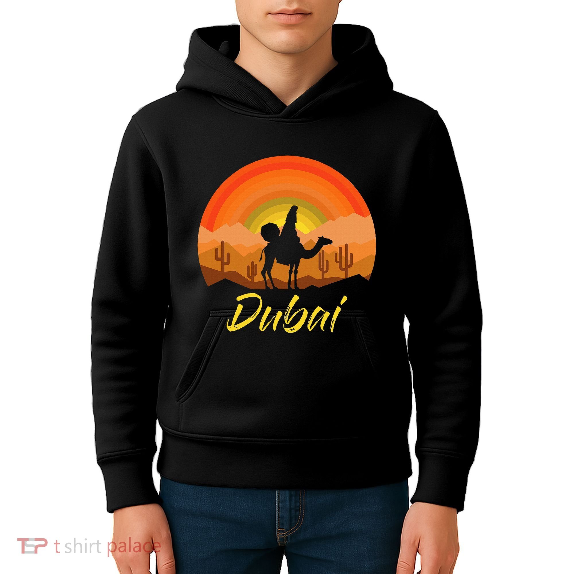 Dubai United Arab Emirates The Palm Kids Hoodie