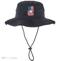 Distressed USA American Flag Baseball Bucket Hat thumb 0