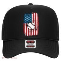 Distressed USA American Flag Baseball Hat thumb 0