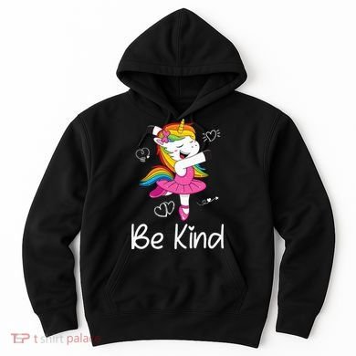 Dancing Unicorn Be Kind Anti Bullying Unity Day Orange Hoodie