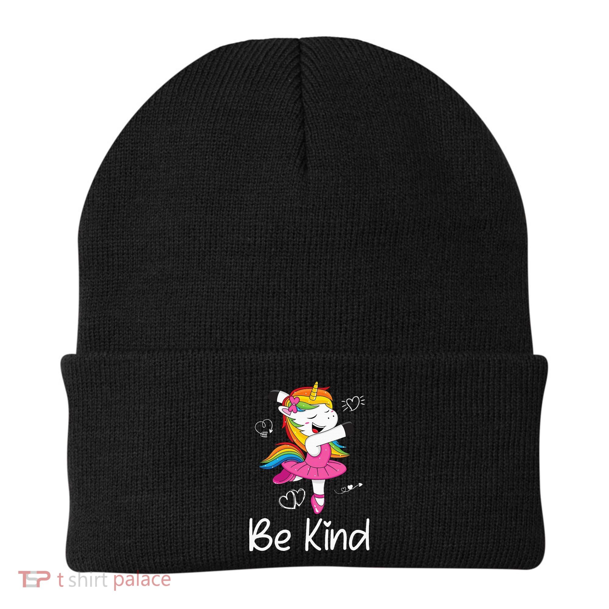 Dancing Unicorn Be Kind Anti Bullying Unity Day Orange Beanie