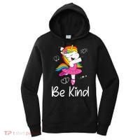 Dancing Unicorn Be Kind Anti Bullying Unity Day Orange Women's Hoodie thumb 0