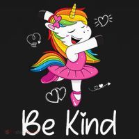 Dancing Unicorn Be Kind Anti Bullying Unity Day Orange Women's Hoodie thumb 2
