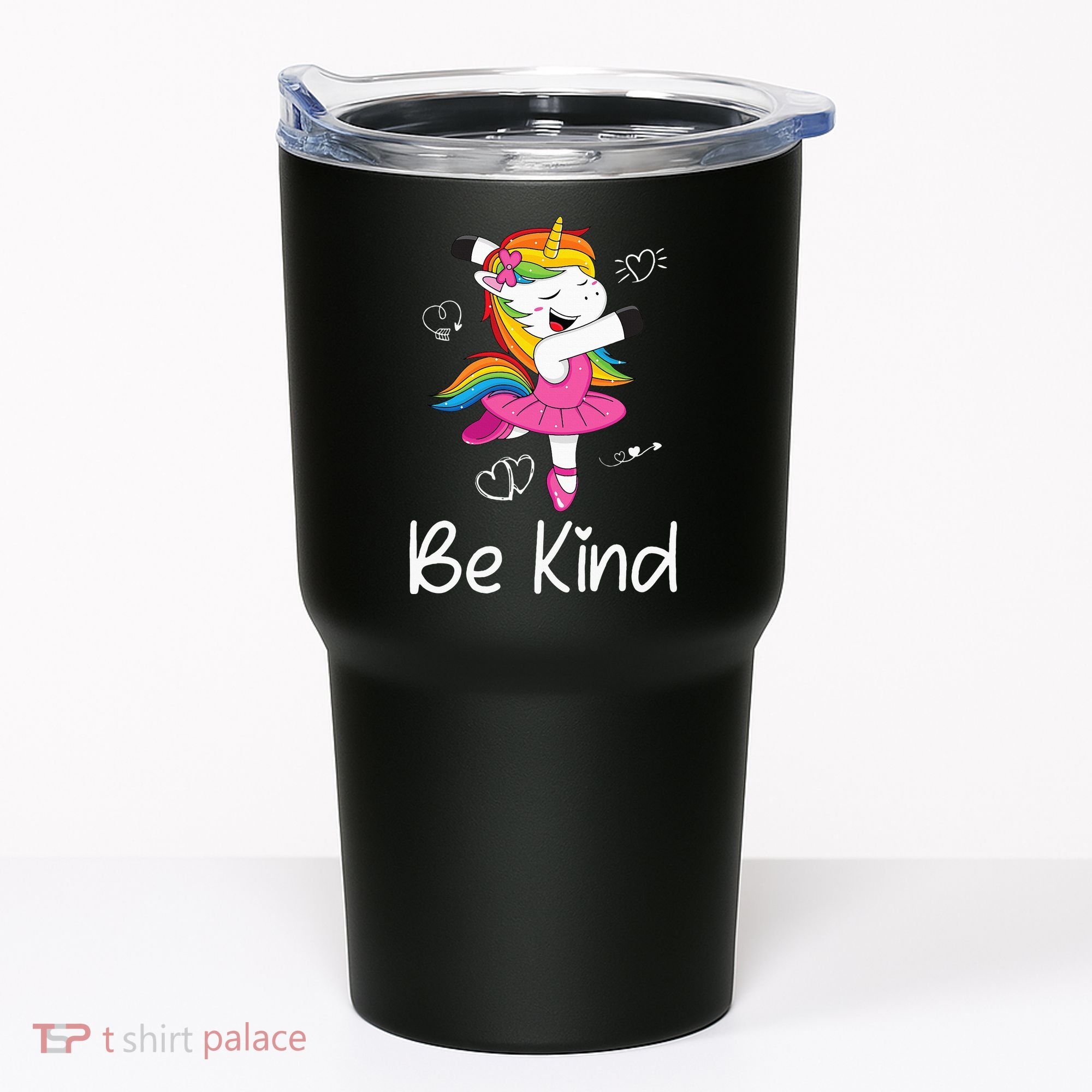 Dancing Unicorn Be Kind Anti Bullying Unity Day Orange Tumbler