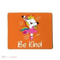 Dancing Unicorn Be Kind Anti Bullying Unity Day Orange Mousepad thumb 0