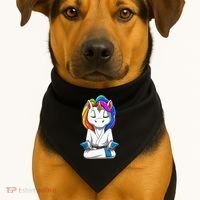 Dabbing Unicorn Brazilian Jiu Jitsu Mom Tee BJJ USA-Made Doggie Bandana thumb 1