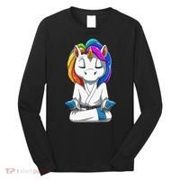 Dabbing Unicorn Brazilian Jiu Jitsu Mom Tee BJJ Long Sleeve Shirt thumb 0