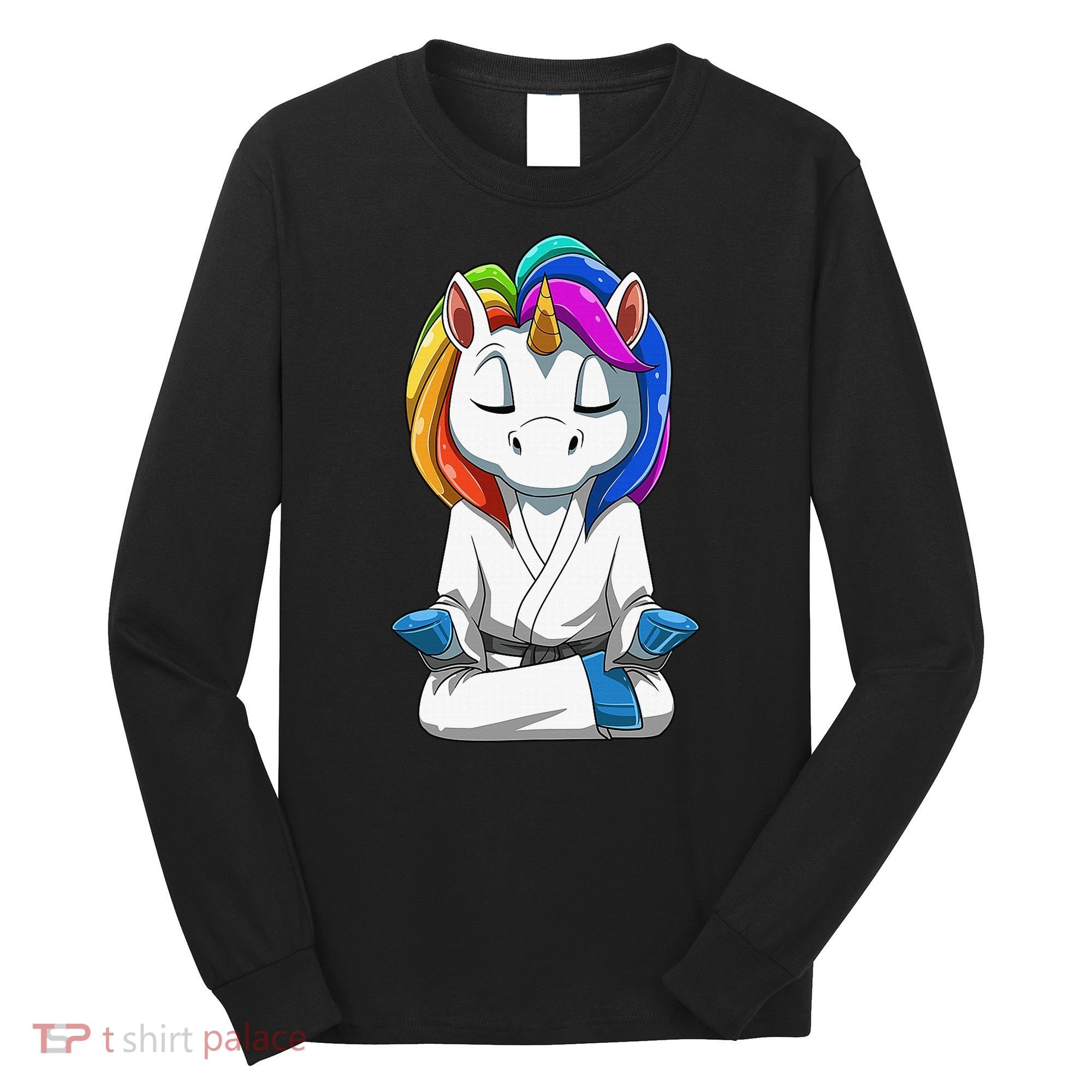 Dabbing Unicorn Brazilian Jiu Jitsu Mom Tee BJJ Long Sleeve Shirt