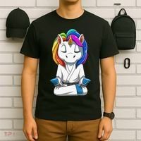 Dabbing Unicorn Brazilian Jiu Jitsu Mom Tee BJJ T-Shirt thumb 6