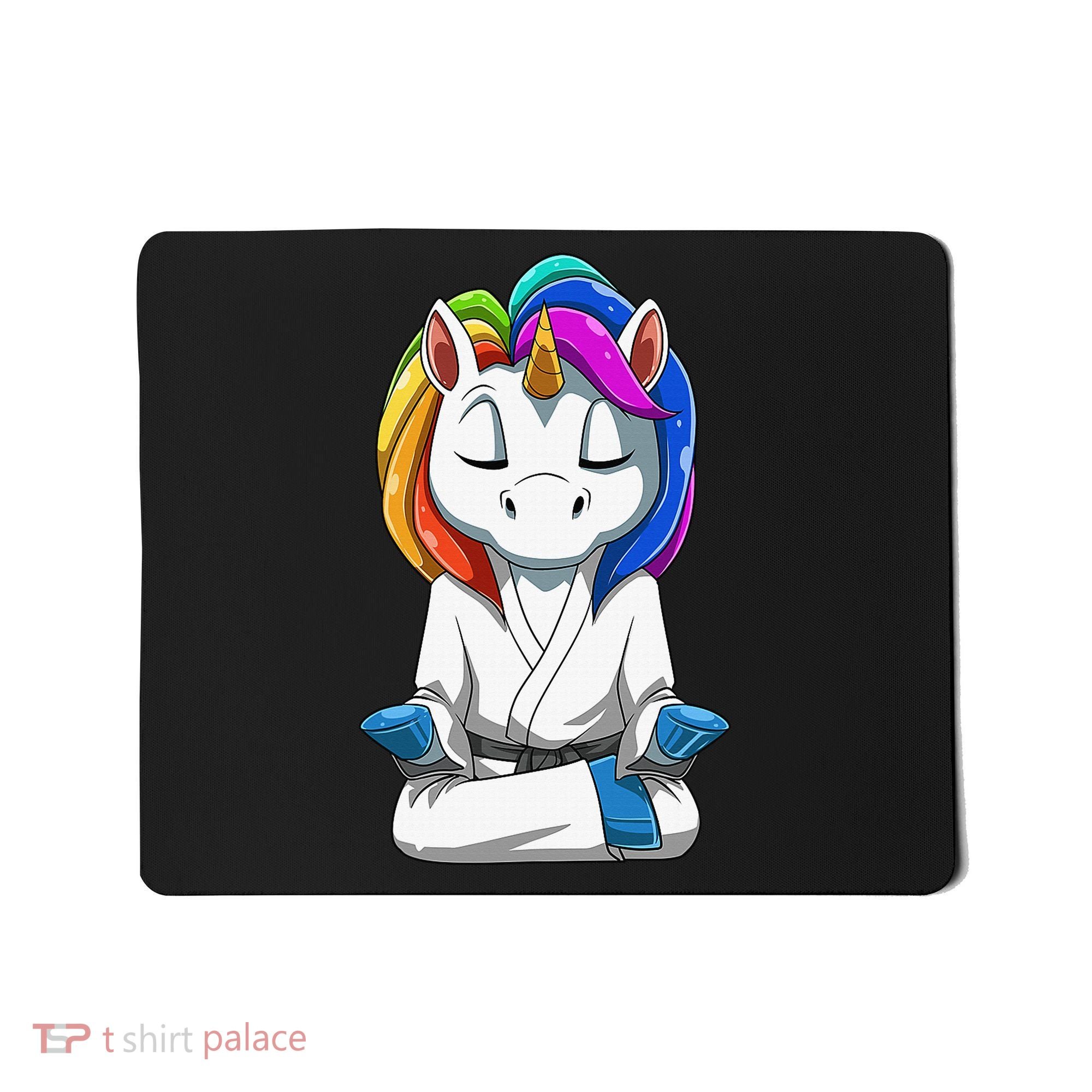 Dabbing Unicorn Brazilian Jiu Jitsu Mom Tee BJJ Mousepad