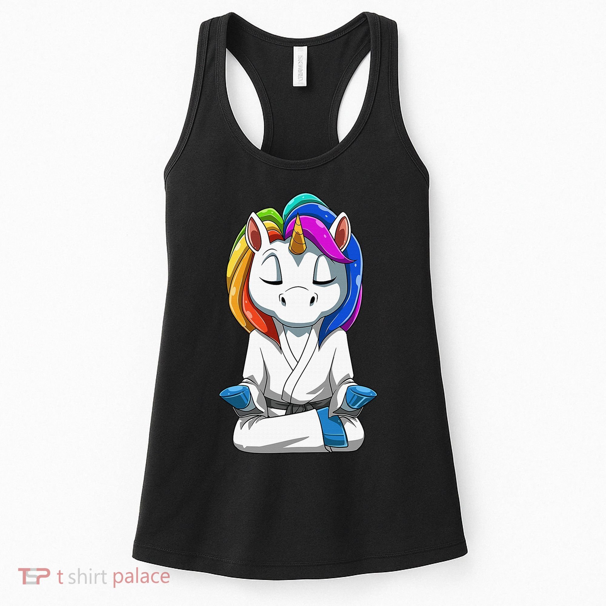 Dabbing Unicorn Brazilian Jiu Jitsu Mom Tee BJJ Women's Tank Top