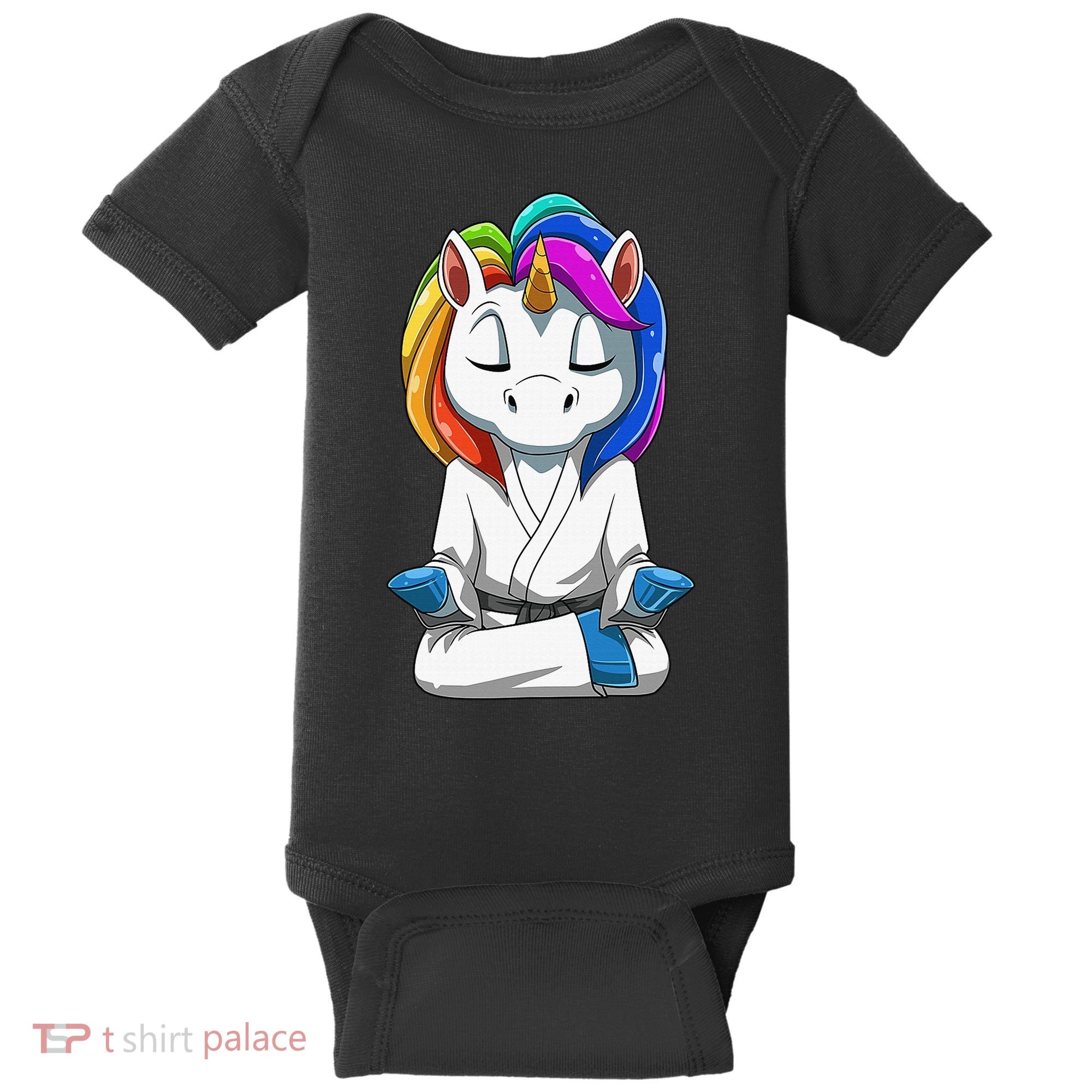 Dabbing Unicorn Brazilian Jiu Jitsu Mom Tee BJJ Baby Bodysuit