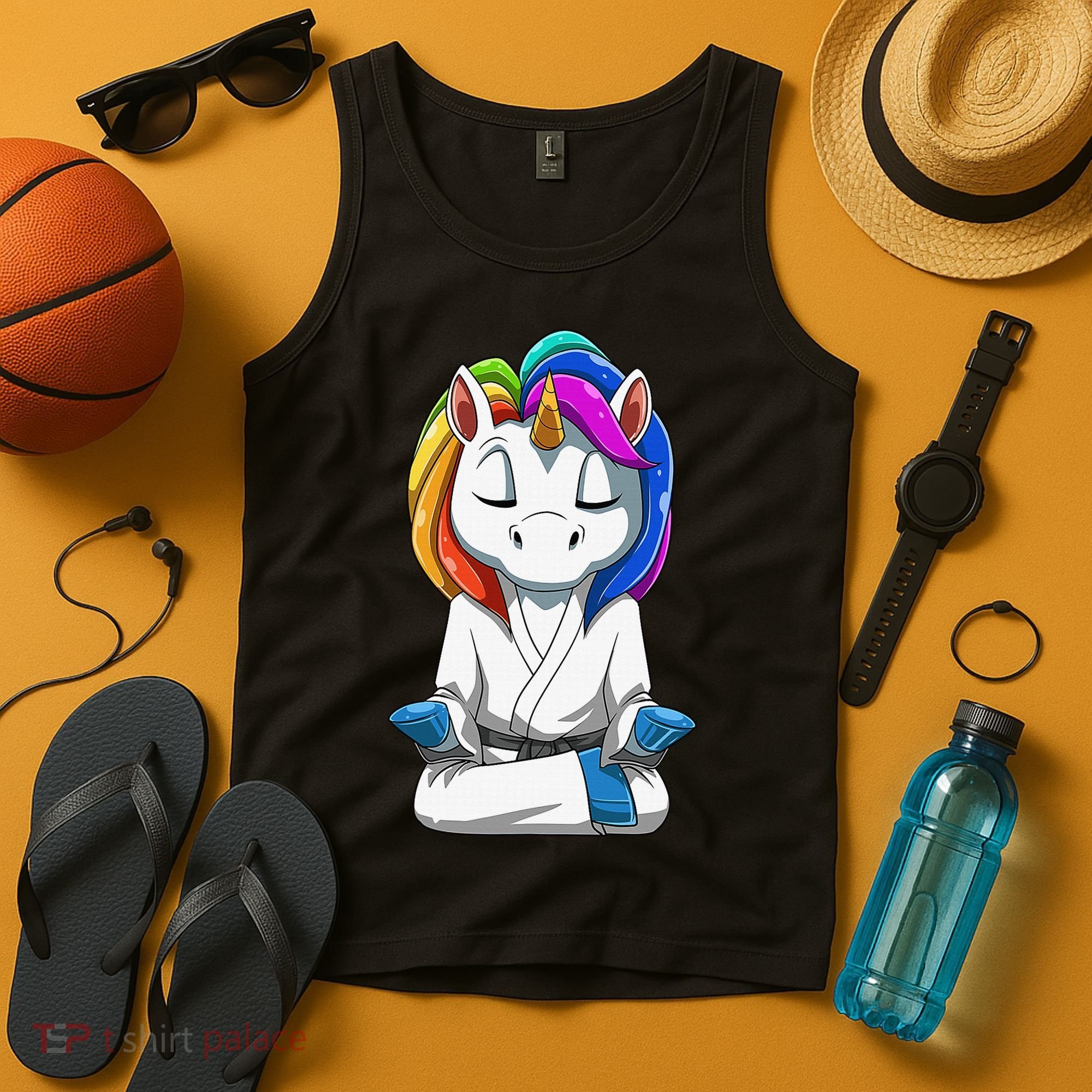 Dabbing Unicorn Brazilian Jiu Jitsu Mom Tee BJJ Tank Top