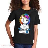 Dabbing Unicorn Brazilian Jiu Jitsu Mom Tee BJJ Kids T-Shirt thumb 2