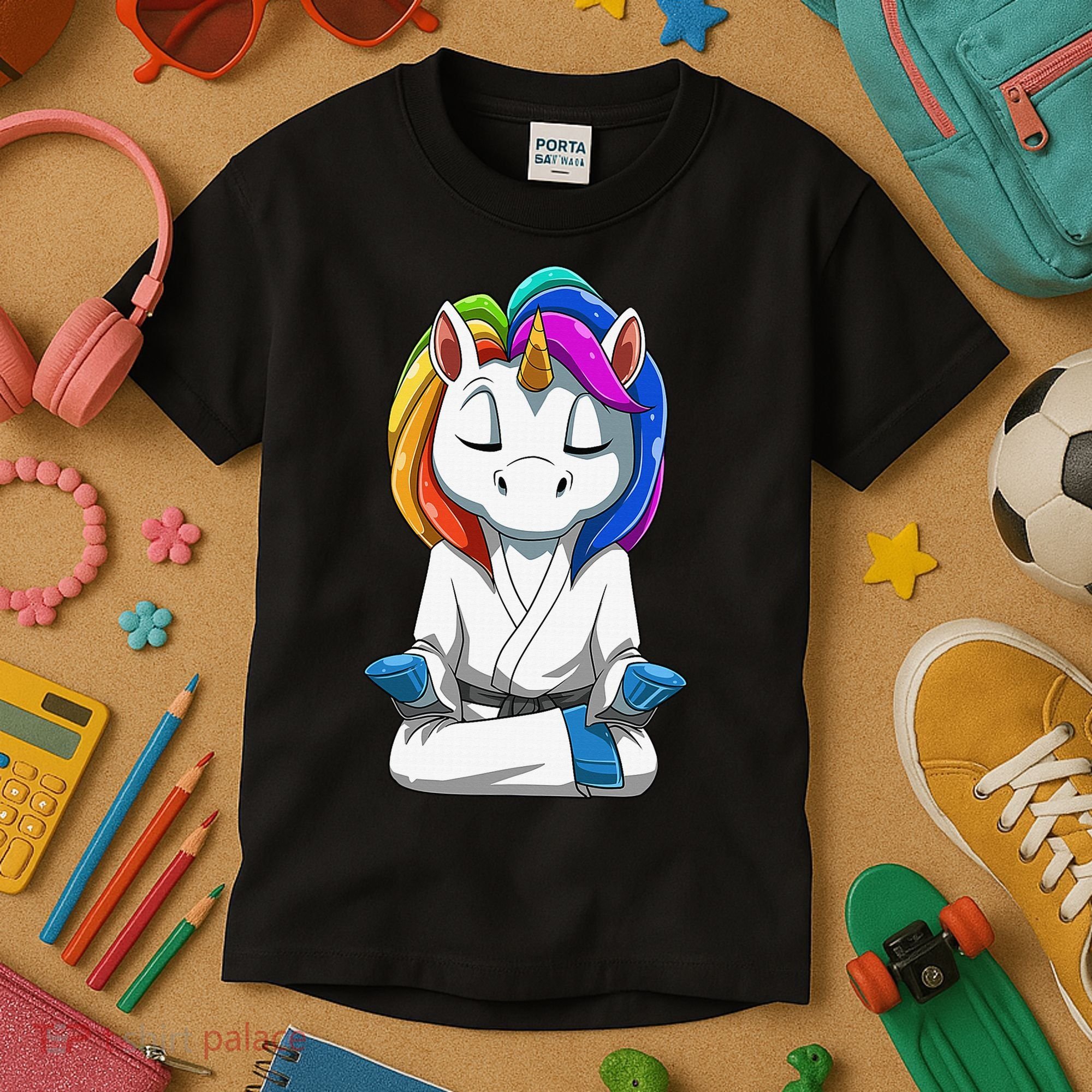 Dabbing Unicorn Brazilian Jiu Jitsu Mom Tee BJJ Kids T-Shirt