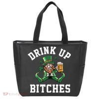 Drink Up Bitches Funny Leprechaun St Patrick's Day Tote Bag thumb 0