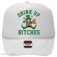 Drink Up Bitches Funny Leprechaun St Patrick's Day Hat thumb 0