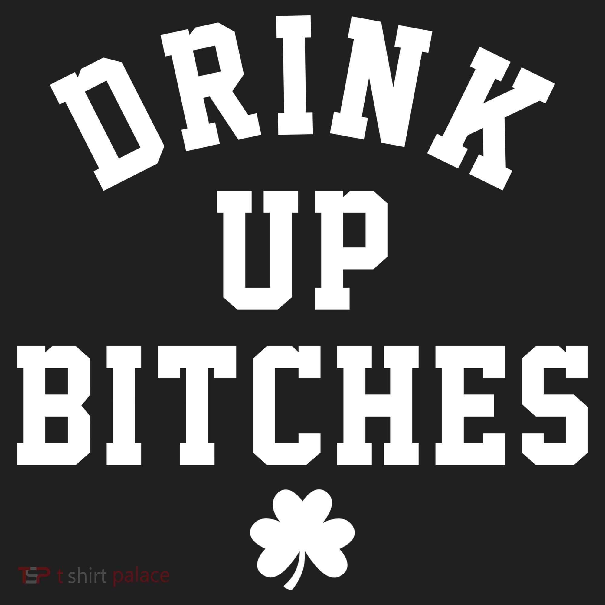 Drink Up Bitches Funny St Patrick's Day Party Beanie