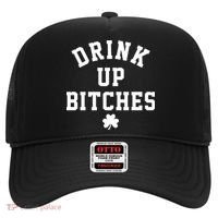Drink Up Bitches Funny St Patrick's Day Party Hat thumb 0
