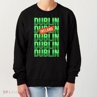 Dublin Ireland Typography Women's Sweatshirt thumb 0