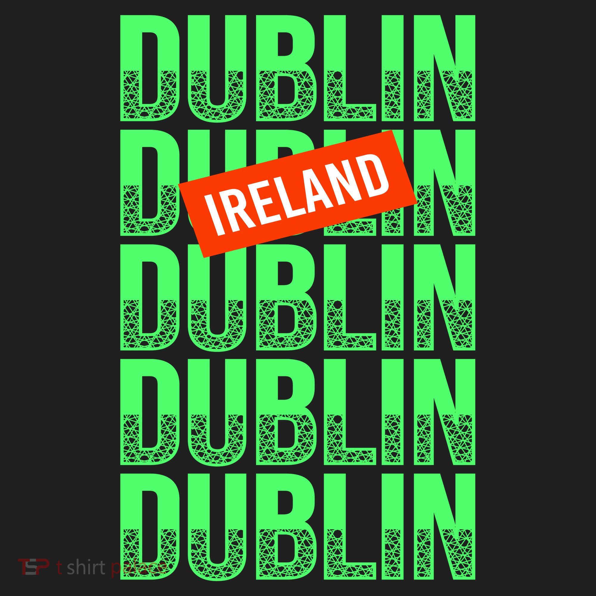 Dublin Ireland Typography Women's Sweatshirt