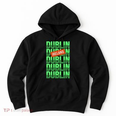 Dublin Ireland Typography Hoodie