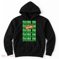 Dublin Ireland Typography Hoodie thumb 0