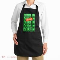Dublin Ireland Typography Apron thumb 2