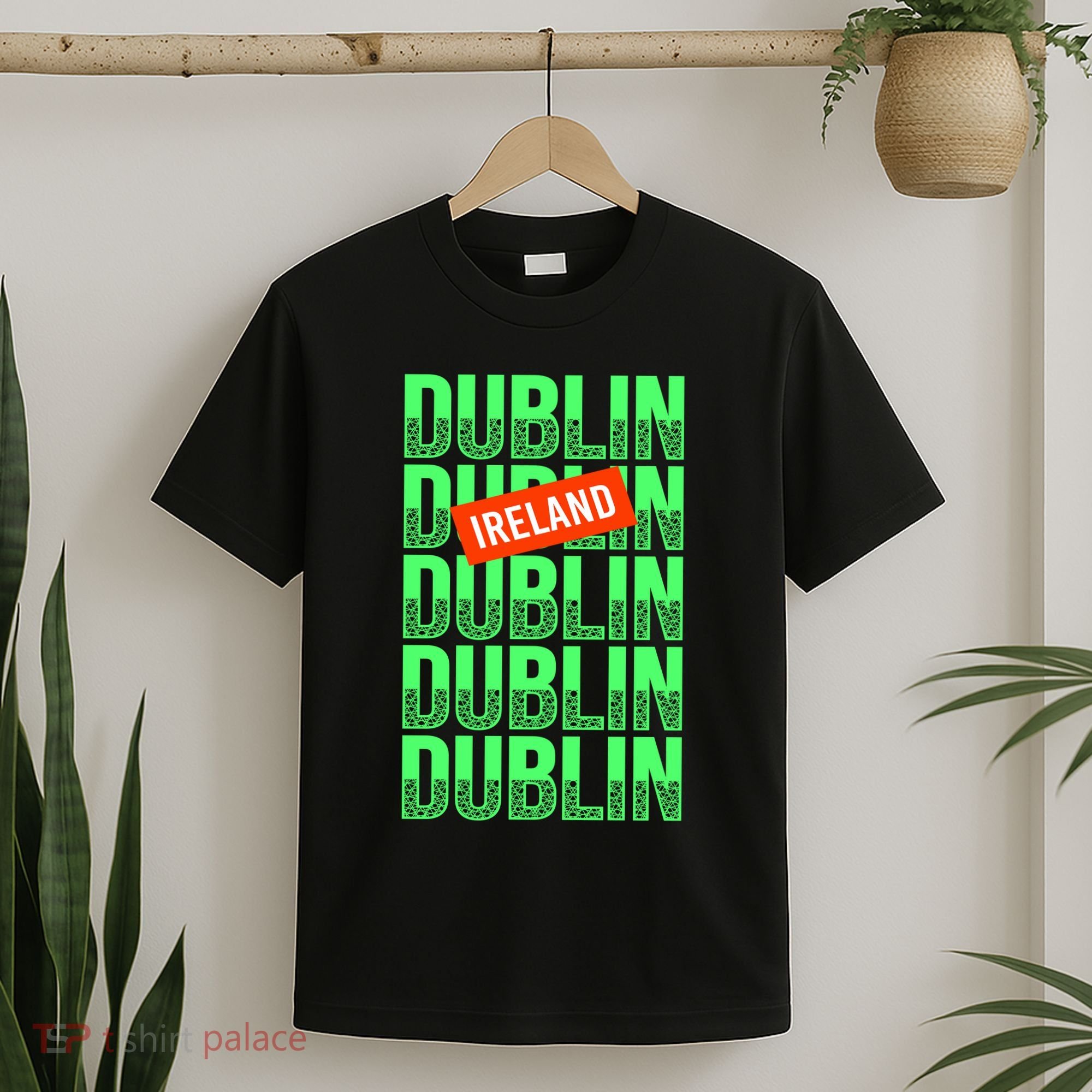 Dublin Ireland Typography T-Shirt
