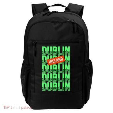 Dublin Ireland Typography Backpack