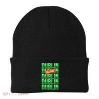 Dublin Ireland Typography Beanie thumb 0