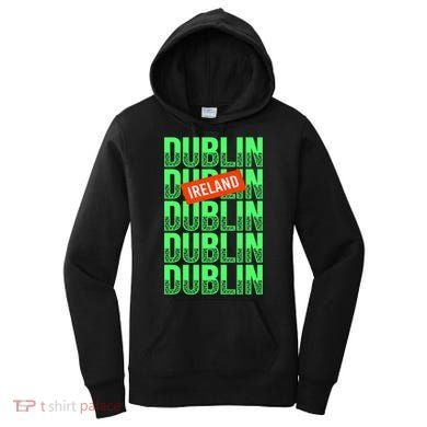 Dublin Ireland Typography Women's Hoodie