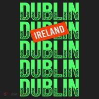 Dublin Ireland Typography Tumbler thumb 3