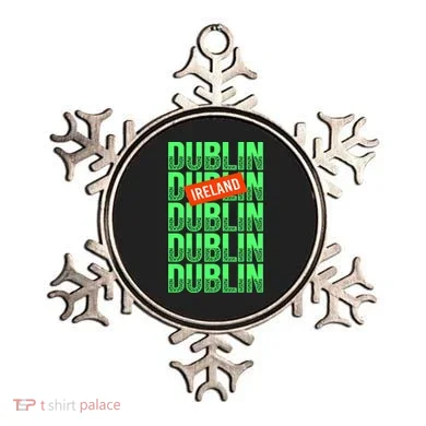 Dublin Ireland Typography Ornament