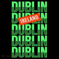 Dublin Ireland Typography Ornament thumb 1