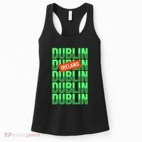 Dublin Ireland Typography Women's Tank Top thumb 0