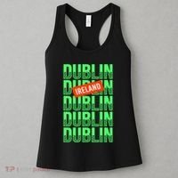 Dublin Ireland Typography Women's Tank Top thumb 3