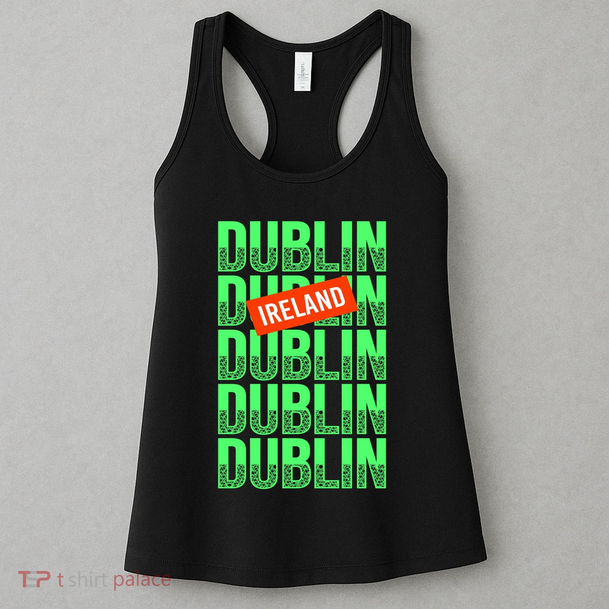 Dublin Ireland Typography Women's Tank Top