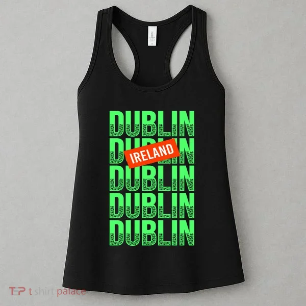 Dublin Ireland Typography Women's Tank Top