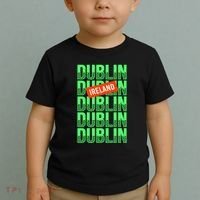 Dublin Ireland Typography Toddler T-Shirt thumb 2