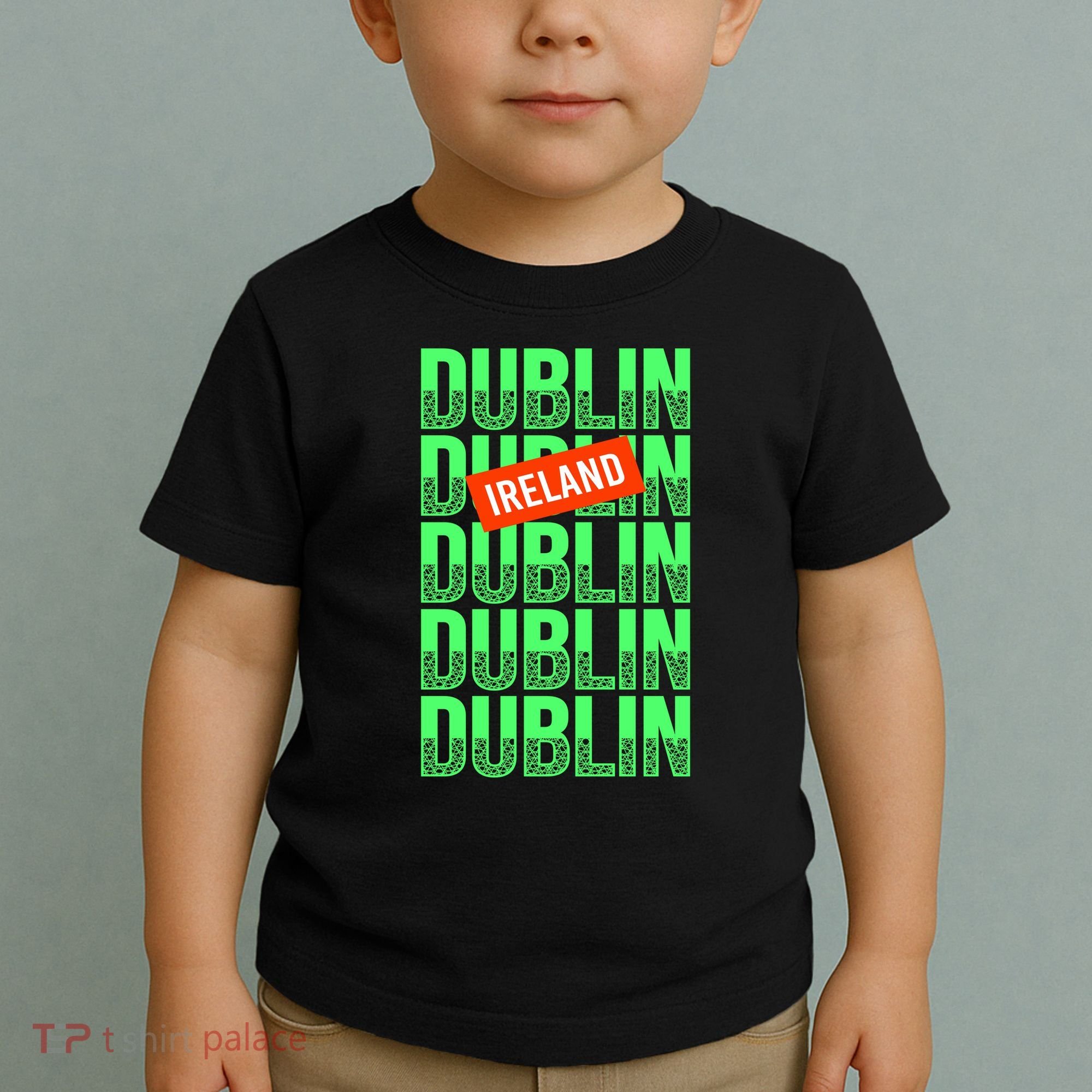 Dublin Ireland Typography Toddler T-Shirt