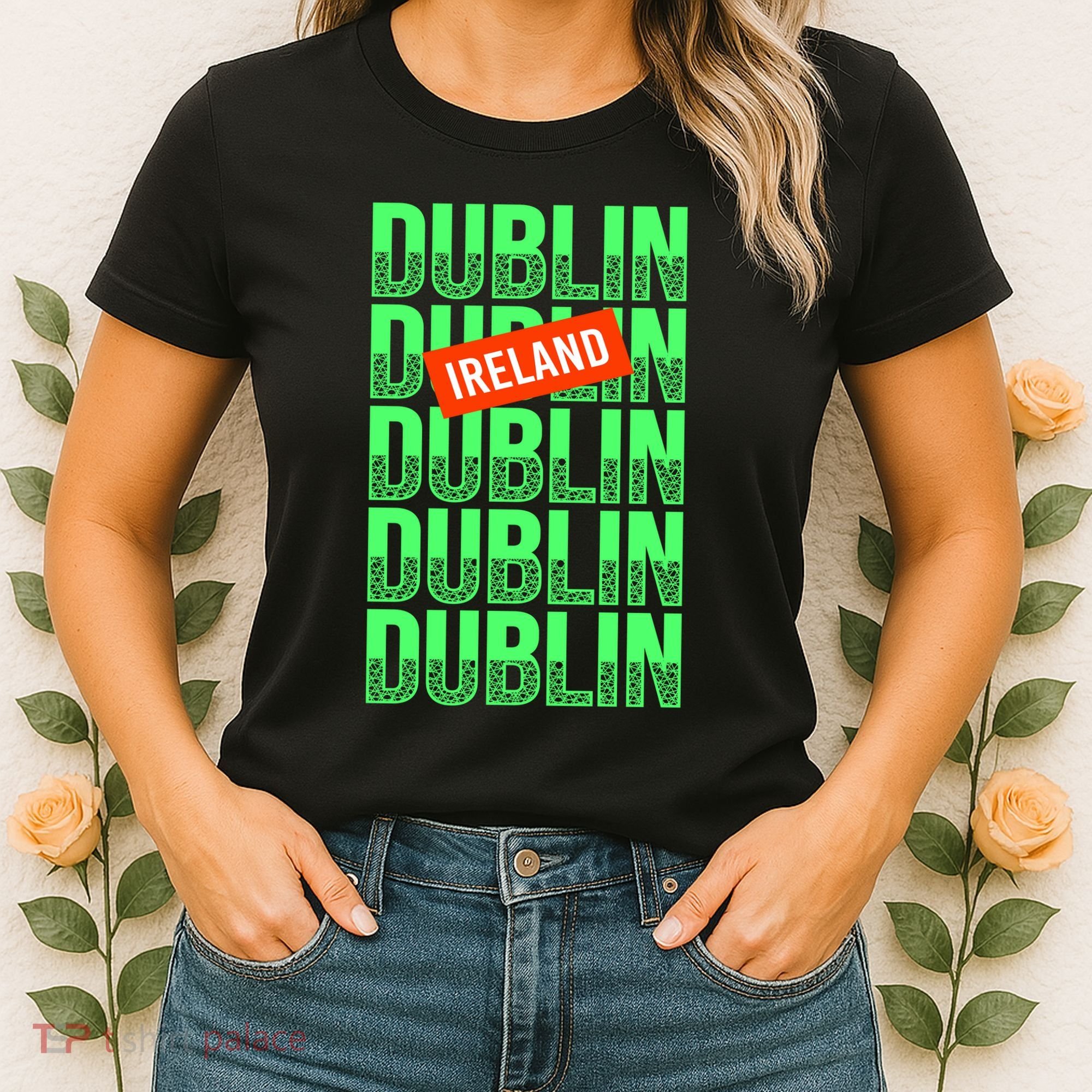Dublin Ireland Typography Women's T-Shirt