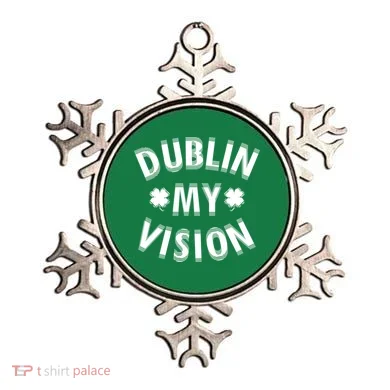Dublin My Vision Drunk Clover St. Patrick's Day Drinking Ornament