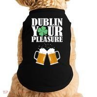 Dublin Your Pleasure Irish Beer Clover Doggie Tank thumb 0