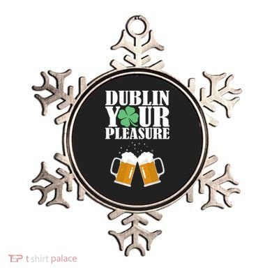 Dublin Your Pleasure Irish Beer Clover Ornament