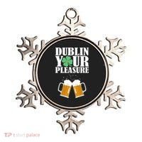 Dublin Your Pleasure Irish Beer Clover Ornament thumb 0